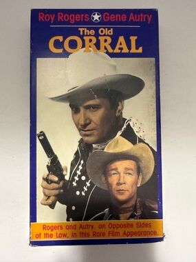 The Old Corral VHS Roy Rogers Gene Autry Western GoodTimes 1989